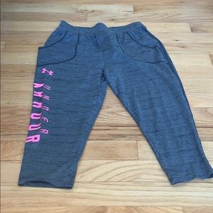 under armour cropped joggers ( heat gear )